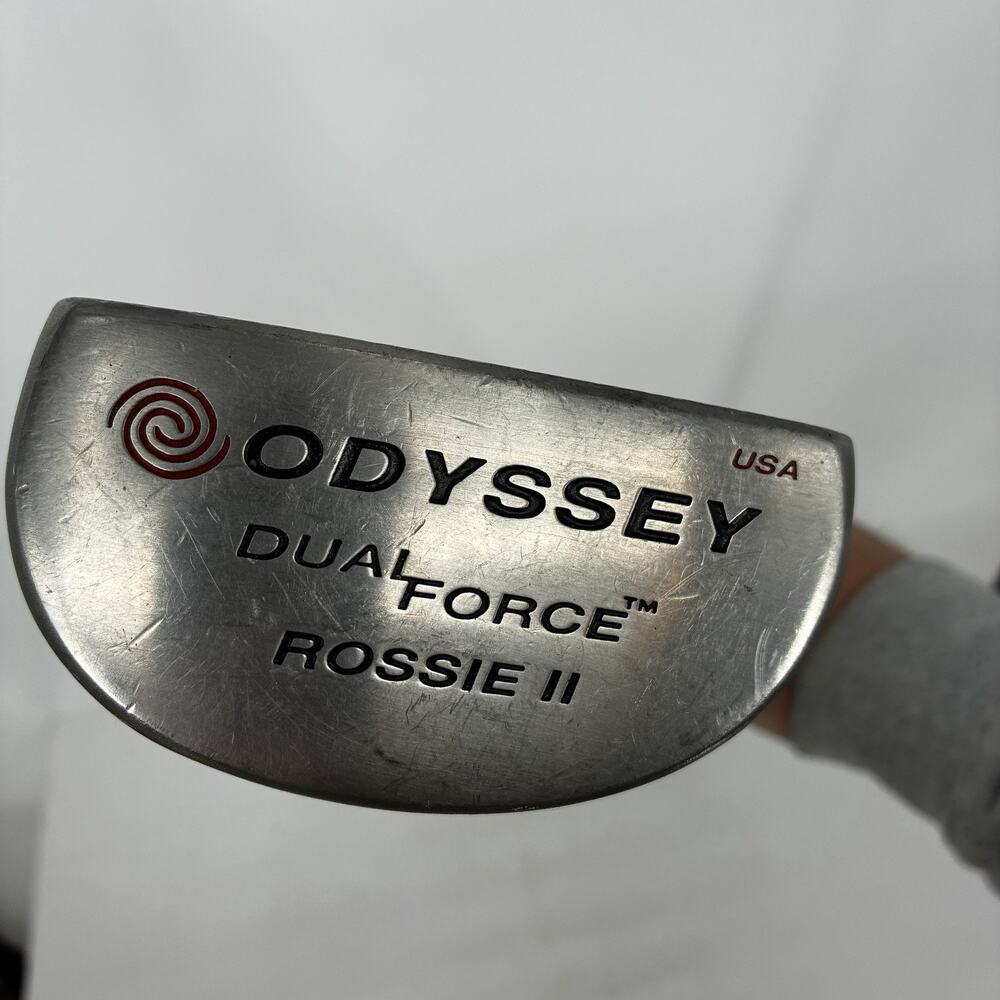 Odyssey Dual Force Rossie 2 Putter RH Steel Shaft Original Grip Golf Club